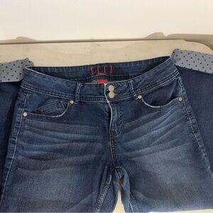 Elle High Rise Capris with Authentic polka dots